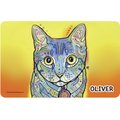 Bungalow Flooring by Dean Russo Blue Cat Personalized Floor Mat
