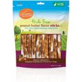 Canine Naturals Hide Free 5-inch Peanut Butter Flavor Stick Dog Chew, 40 count