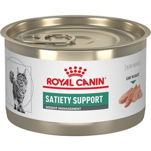 Royal Canin Veterinary Diet Adult Satiety Support Weight Management Loaf in Sauce Canned Cat Food, 5.1-oz, case of 24