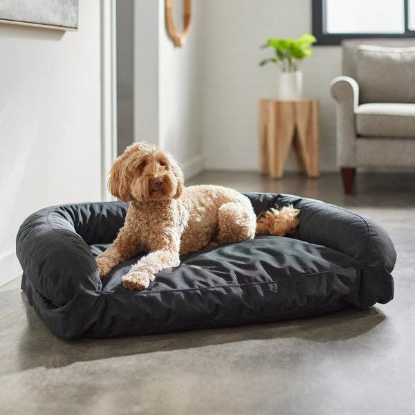Frisco Durable Couch Dog & Cat Bed, Black, X-Large slide 1 of 5