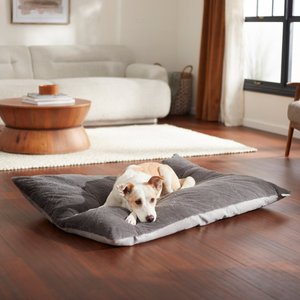 Frisco Herringbone Pillow Dog & Cat Bed, Grey, XX-Large 