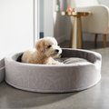Frisco Ortho Cuddler Dog & Cat Bed, Grey, Medium 