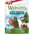 WHIMZEES Holiday Small Grain-Free Dental Dog Treats, 12 count