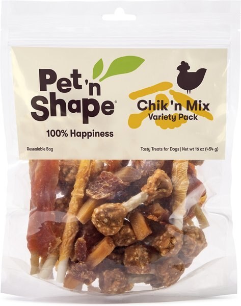 Pet 'n Shape Chik 'n Mix Variety Pack Dog Treats, 16-oz bag slide 1 of 5