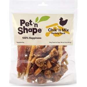 Pet 'n Shape Chik 'n Mix Variety Pack Dog Treats, 16-oz bag