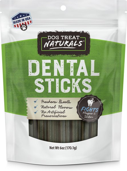 Dog Treat Naturals Dental Sticks Dental Dog Treats, 6-oz bag, Count Varies slide 1 of 2