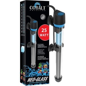 Cobalt Aquatics Neo-Glass Submersible Aquarium Heater, 25-watt