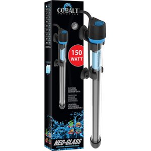 Cobalt Aquatics Neo-Glass Submersible Aquarium Heater, 150-watt