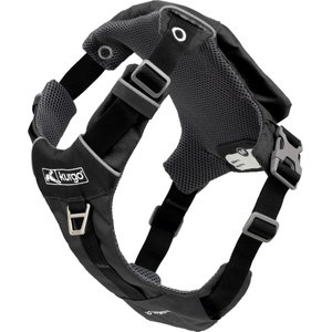 Kurgo Stash n’ Dash Dog Harness, Black, Medium