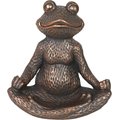 Exhart Meditating Yoga Frog Bird Feeder