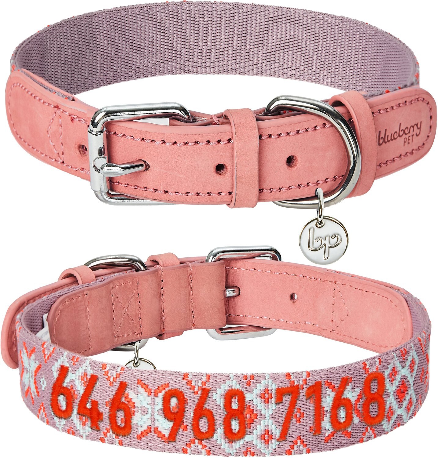 Pink Print Dog Collar FREE SHIPPING