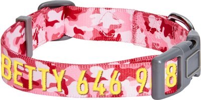 Blueberry Pet Camouflage Personalized Dog Collar, slide 1 of 1