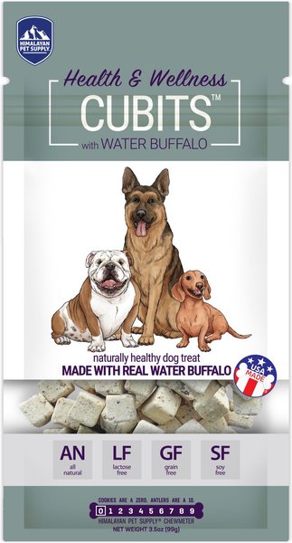 Himalayan Pet Supply Cubits Water Buffalo Dog Treats, 3.5-oz bag slide 1 of 5