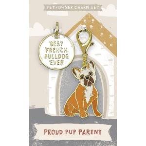 Primitives by Kathy French Bulldog Charm, 2 count