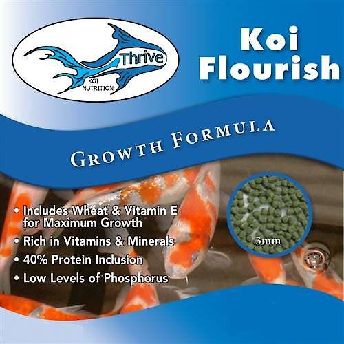 Thrive Koi Flourish Growth Formula Koi Fish Food, 1-gal jar slide 1 of 1