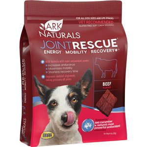 Ark Naturals Joint Rescue Recovery+ Beef Flavored Soft Chew Joint Supplement for Dogs, 9-oz bag