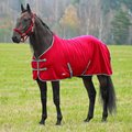 Finntack Cuddle Fleece Horse Blanket, Red, 72-in