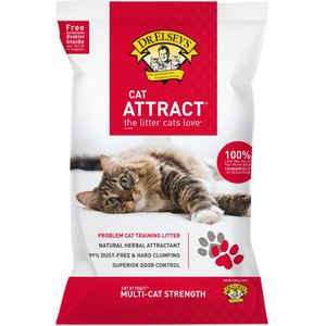 Dr. Elsey's Precious Cat Attract Unscented Clumping Clay Cat Litter, 20-lb bag