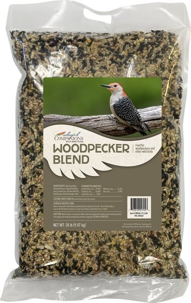Colorful Companions Woodpecker Blend Premium Wild Bird Food, 20-lb bag slide 1 of 4