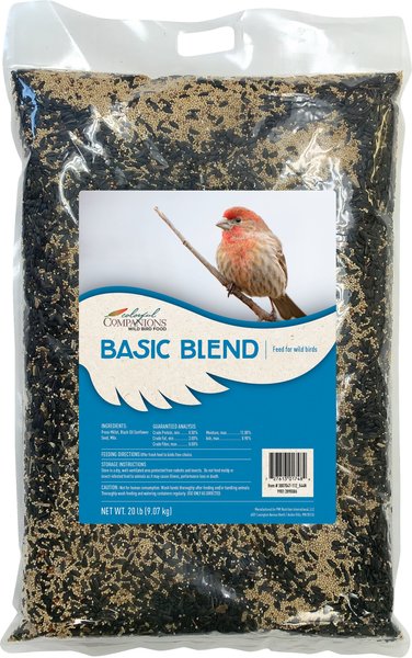 Colorful Companions Basic Blend Wild Bird Food, 20-lb bag slide 1 of 4