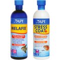 API Melafix Freshwater Fish Infection Remedy + Stress Coat Aquarium Water Conditioner