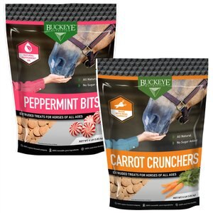 Buckeye Nutrition All-Natural Peppermint + Carrot Horse Treats