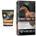 Buckeye Nutrition Ultimate Finish SRB+ Stabilized Rice Bran Pellets Supplement + All-Natural Carrot Horse Treats