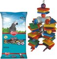 Bundle: Kaytee||Super Bird Creations Kaytee Forti-Diet Pro Health Parrot Food + Super Bird Creations 4 Way Play Toy