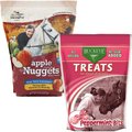 Manna Pro Bite-Size Nuggets Apple Flavor Treats + Buckeye Nutrition All-Natural Peppermint Horse Treats