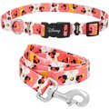 Disney Minnie Mouse Floral Collar, LG - Neck: 18 - 26-in, Width: 1-in + Dog Leash, LG - Length: 6-ft, Width: 1-in