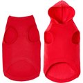 Frisco Basic T-Shirt, Red, Small + Dog & Cat Hoodie, Red, Small