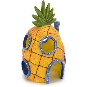 Penn-Plax Pineapple Home With Swim Through Aquarium Ornament