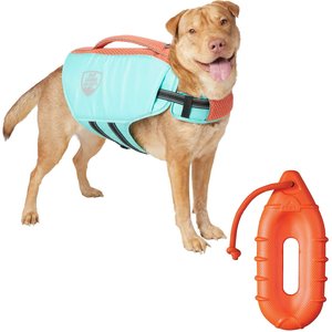 Frisco Active Life Jacket, Large + ROGZ by KONG Flingz Buoy Dog Toy
