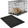 Frisco Crate Replacement Pan for Heavy Duty Crate, 36-in + Heavy Duty Fold & Carry Double Door Collapsible Wire Dog Crate, 36 inch
