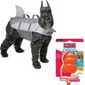 Frisco Shark Life Jacket, X-Large + KONG Aqua Dog Toy, Large