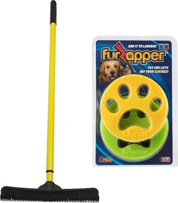 FURemover Extendable Hair Removal Broom + FurZapper Dog & Cat Hair Removal Tool, slide 1 of 1