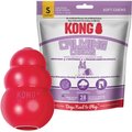 KONG Classic Toy, Medium + Calming Chews Small Dog Supplement