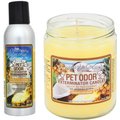 Pet Odor Exterminator Pineapple Coconut Air Freshener + Deodorizing Candle