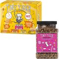 Tiny Tiger Pate Beef & Poultry Recipes Grain-Free Canned Food + Crunchy Bunch, Fearless Feathers and Gracious Gills, Chicken & Seafood Flavor Cat Treats