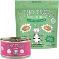 Tiny Tiger Pate Beef Recipe Grain-Free Canned Food + Catnip Craze Flavor Filled Cat Treats