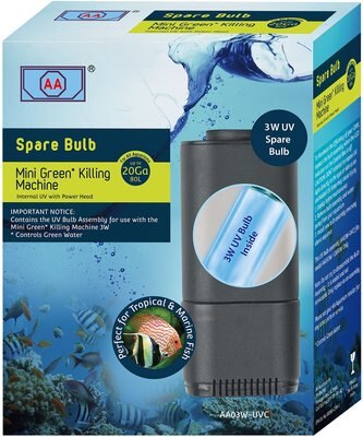 AA Aquarium Green Killing Machine 3 Watt Replacement Bulb, slide 1 of 1