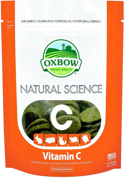 Oxbow Natural Science Vitamin C Small Animal Supplement, 180 count slide 1 of 5