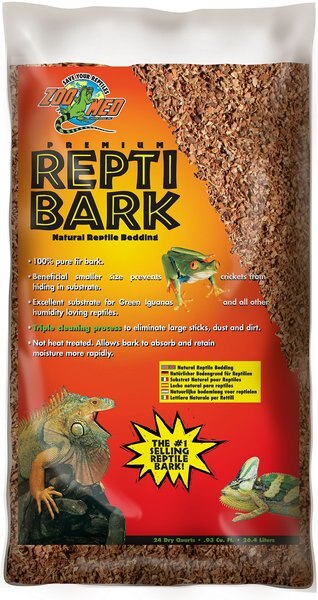 Zoo Med Premium Repti Bark Natural Fir Reptile Bedding, 24-qt bag, bundle of 3 slide 1 of 8