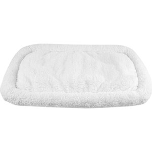 HappyCare Textiles Sherpa Bolster Cat & Dog Bed, Large