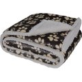 HappyCare Textiles Ultra Soft Flannel Cat & Dog Blanket, Grey
