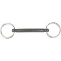 Horze Equestrian Rubber Mullen Mouth Loose Ring Snaffle Horse Bit, 4