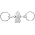 Horze Equestrian Spoon Mouth Loose Ring Snaffle Horse Bit, 5.75