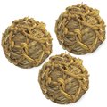 SunGrow Seagrass Ball Small Animal Toy, 3 count