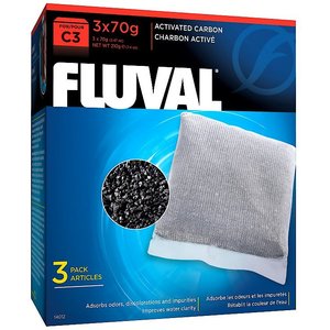 Fluval C3 Activated Carbon Filter Media, 6 count
