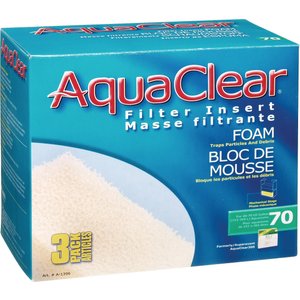 AquaClear Foam Filter Insert, Size 70, 6 count